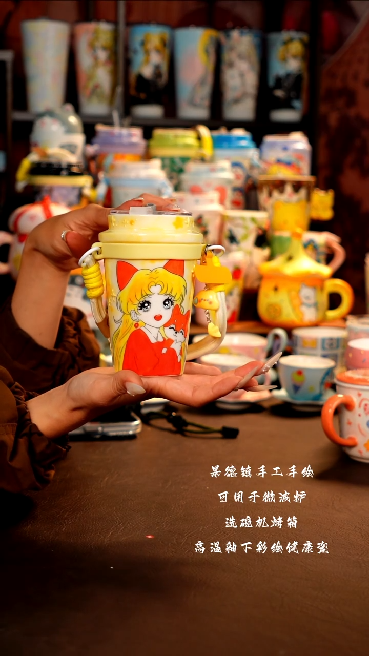 景德镇设计款手绘杯杯