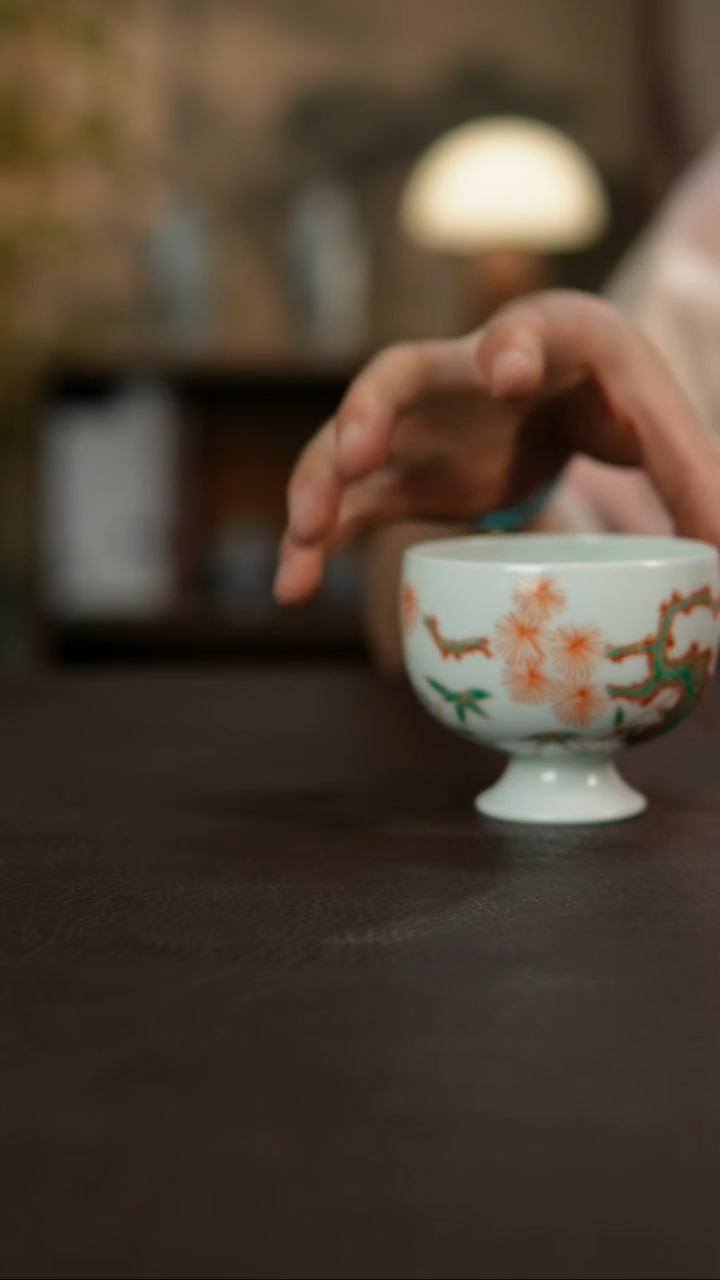 杯景德镇陶瓷杯碗柴烧多人