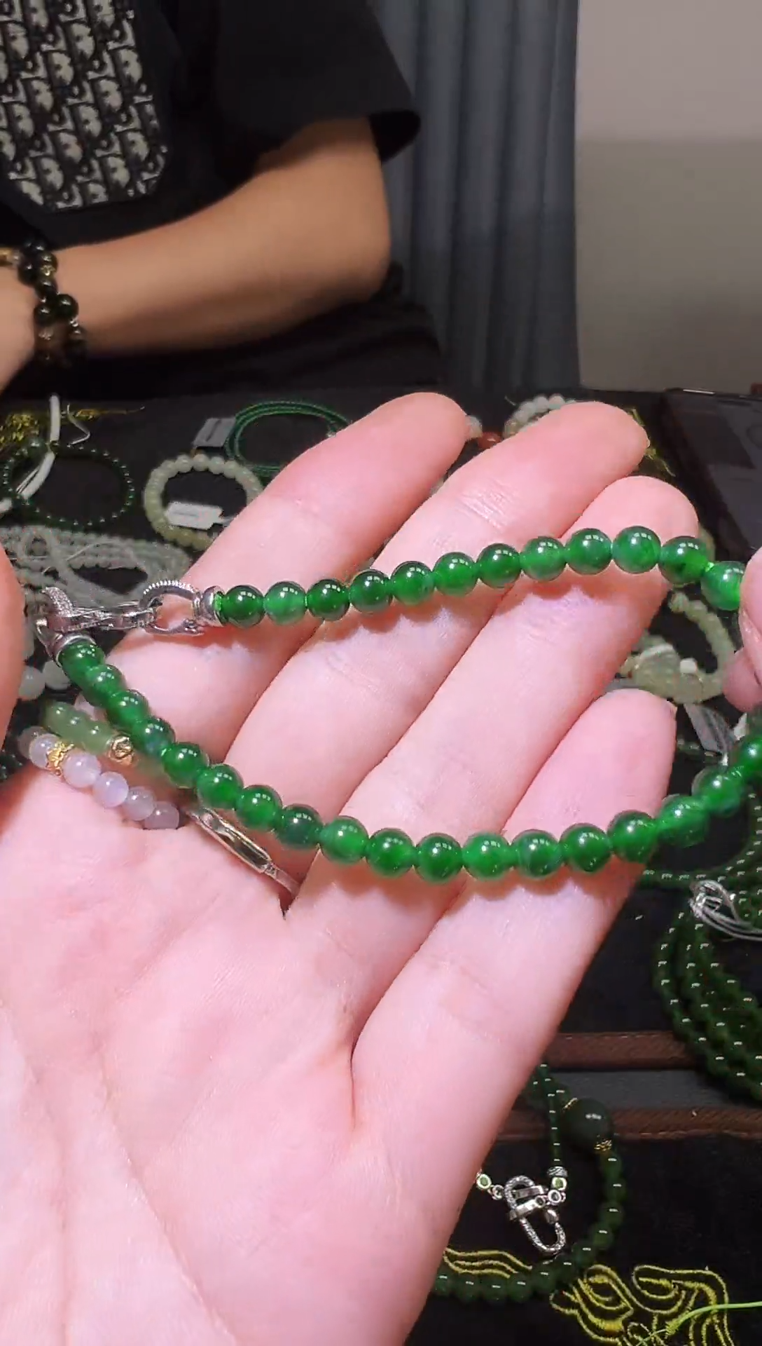 翡翠戒指未镶嵌天然a货翡翠成品2件套拍1发2多样性发其一