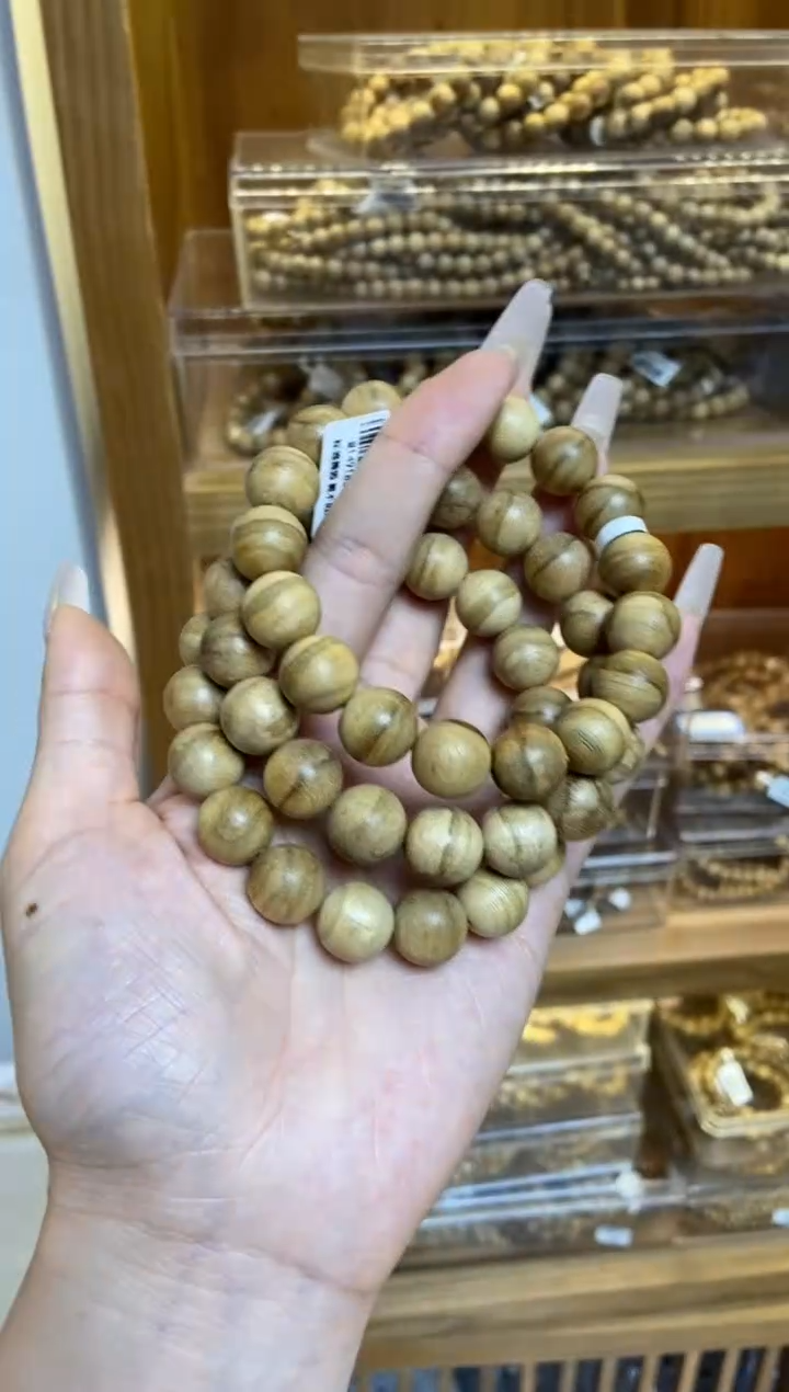 手串沉香达拉干圆珠单圈1.3微瑕多样性发其一