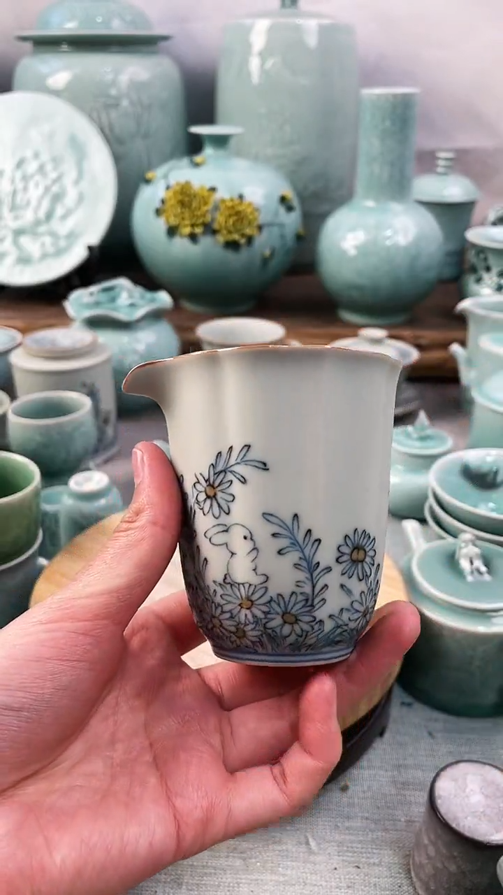 【闪购商品】特价 微瑕 慧仙青瓷