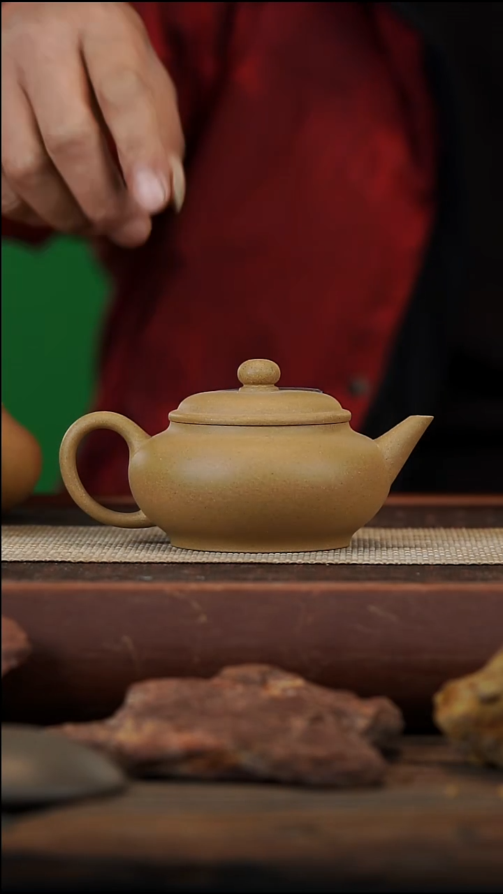 茶壶紫砂微瑕黄金段珍宝水平200容量