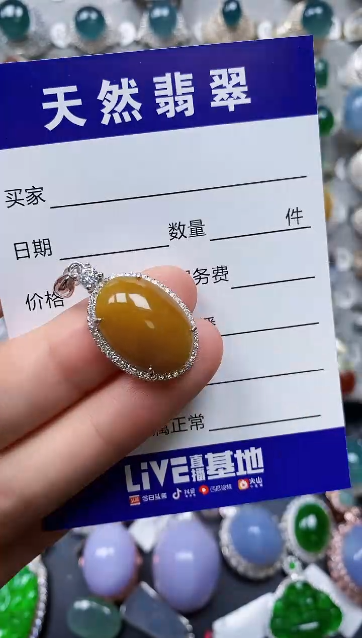 【闪购商品】翡翠颈饰银S925镶嵌0263