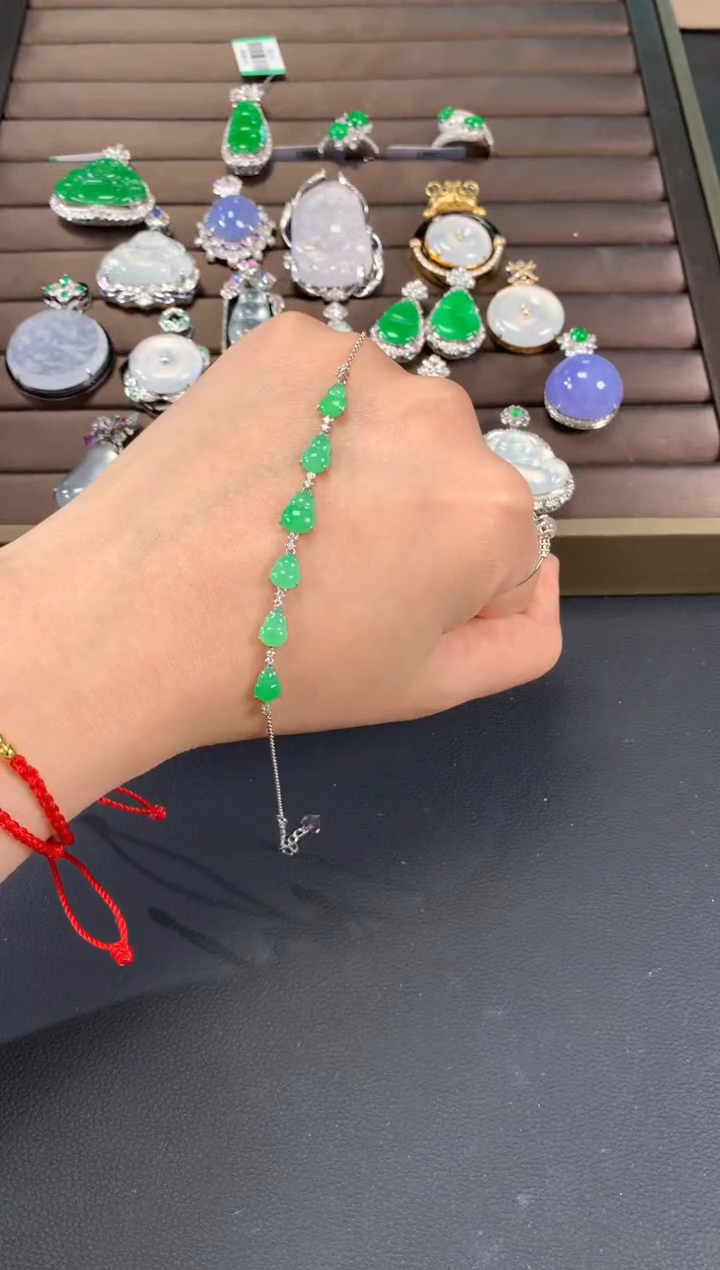 【闪购商品】翡翠手链未镶嵌A379|4980