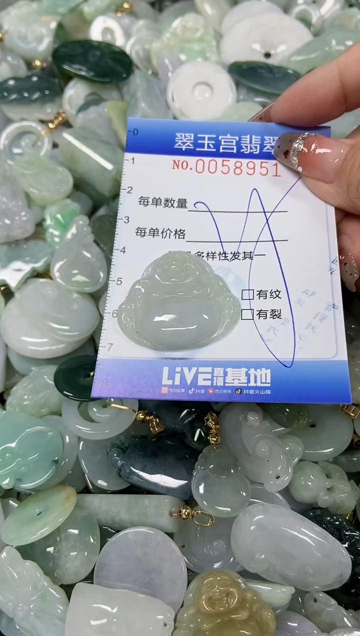 【闪购商品】翡翠颈饰未镶嵌闪购商品0058951