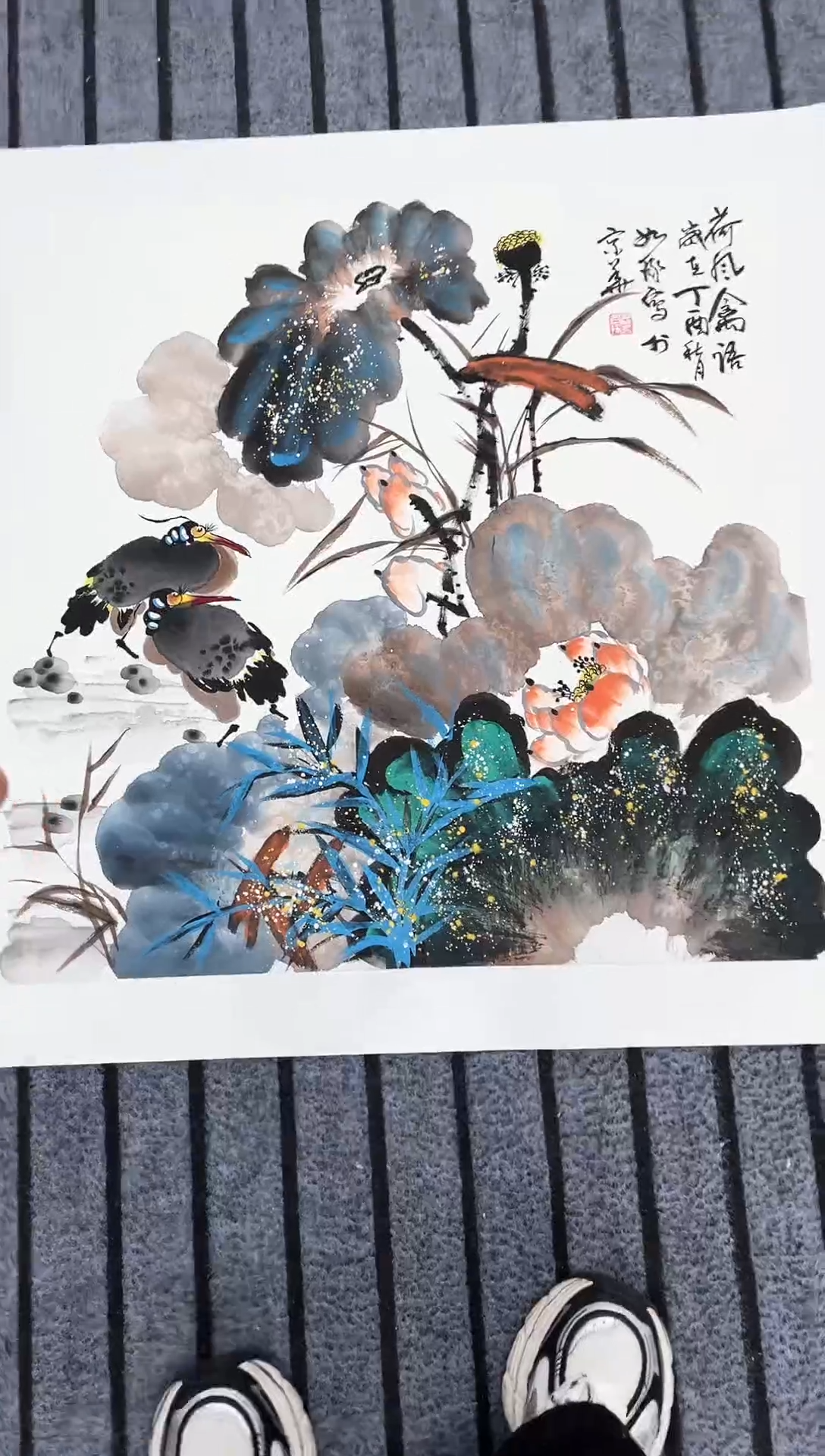 精品国画花鸟作品