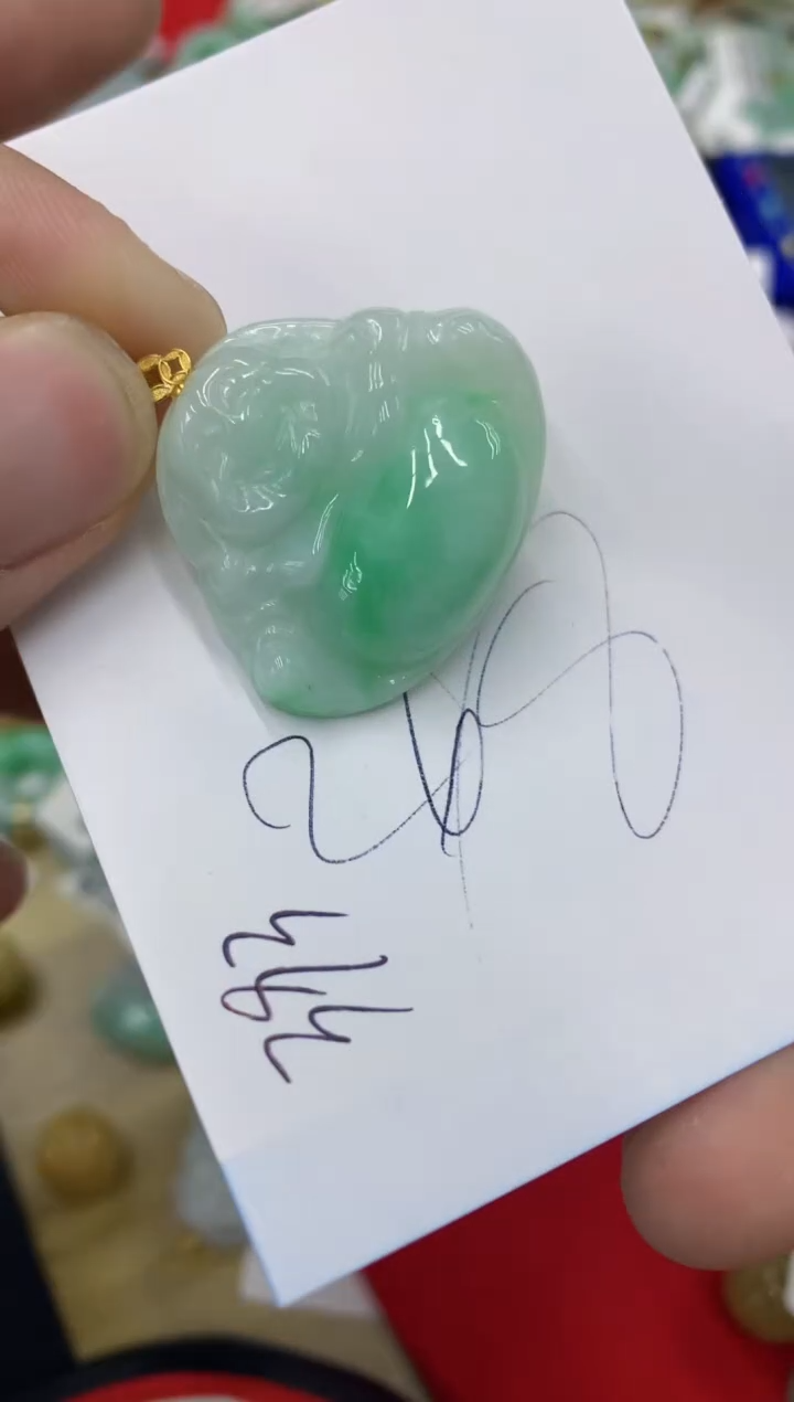 【闪购商品】翡翠颈饰18K金镶嵌号链接1111111