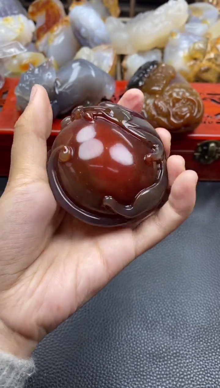 未镶嵌手把玛瑙/玉髓风*00