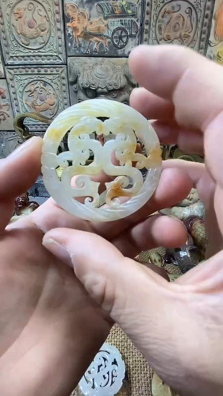 【闪购商品】和田玉（糖玉）挂件未镶嵌000