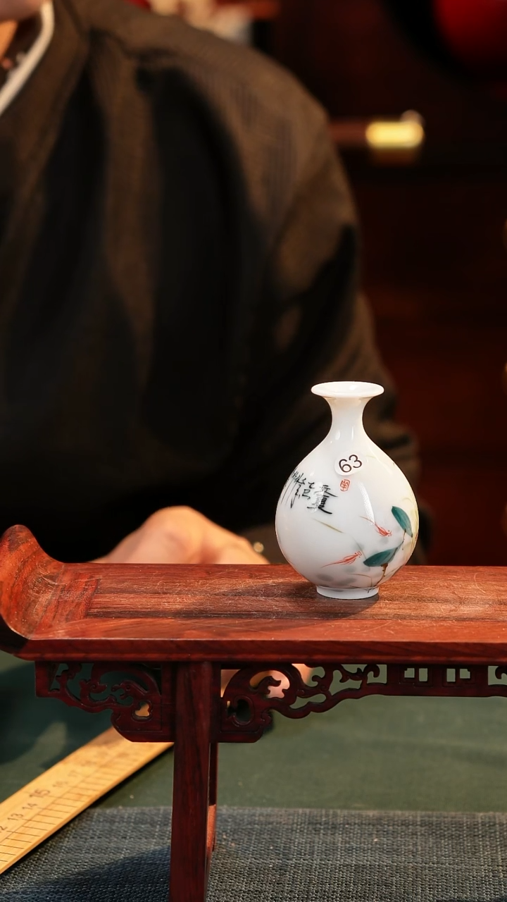 【闪购商品】摆件釉下五彩纯手工手绘原创瓷器