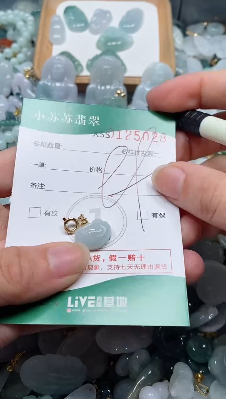 【闪购商品】翡翠颈饰未镶嵌闪购商品0125028