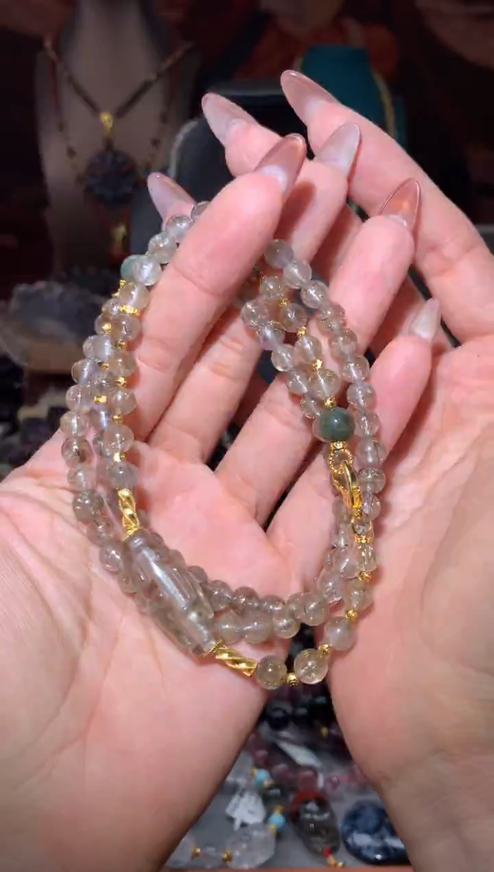 未镶嵌珠宝半成品水晶魔鬼银发利比亚DIY万能链