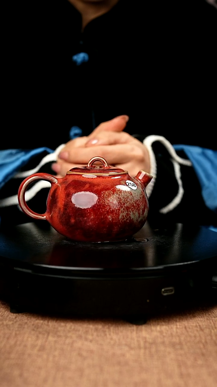 【闪购商品】258#国工一级品原矿钧瓷炉钧釉炮嘴壶