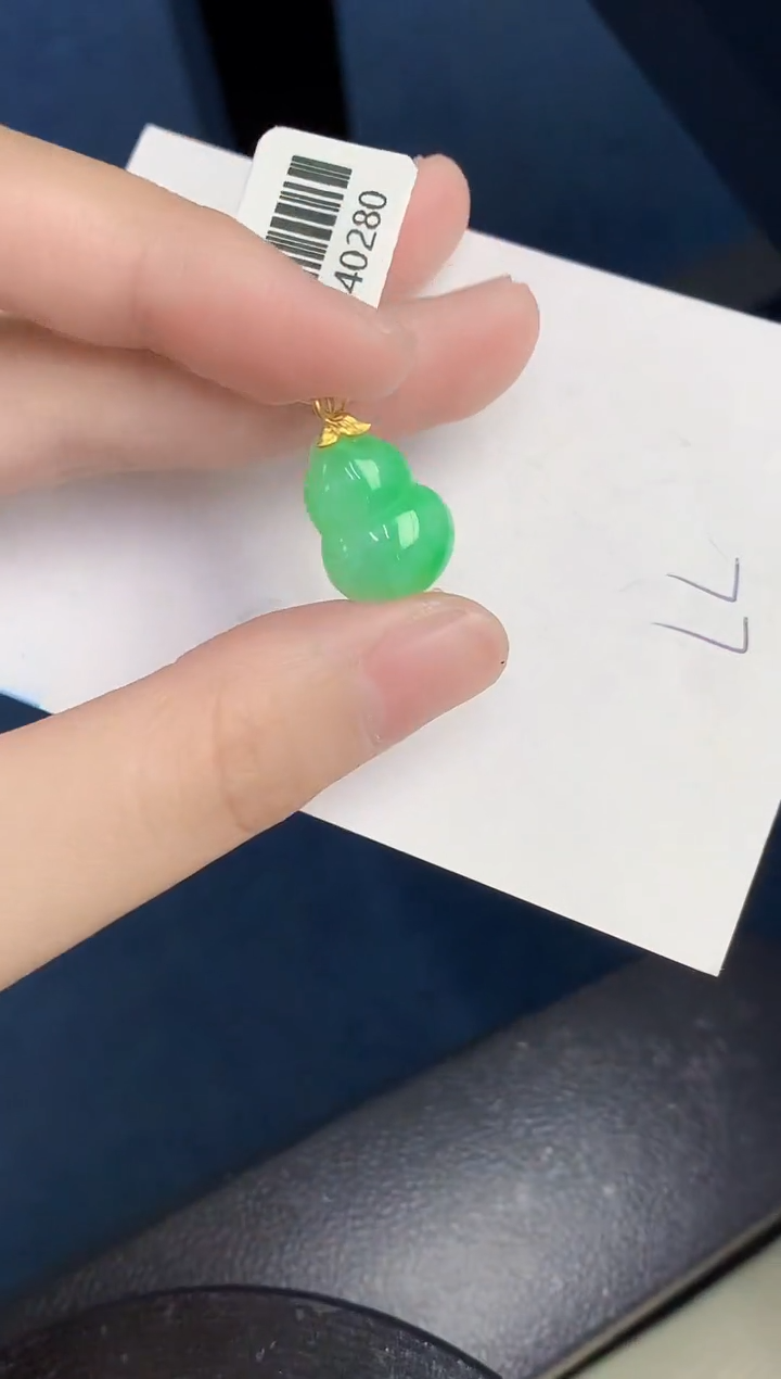 【闪购商品】翡翠颈饰18K金镶嵌000000000