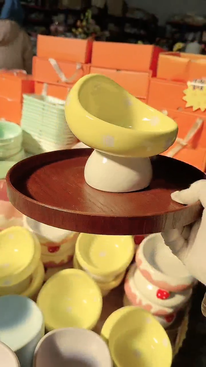 【闪购商品】瓷片高脚 微瑕凑满20元包邮