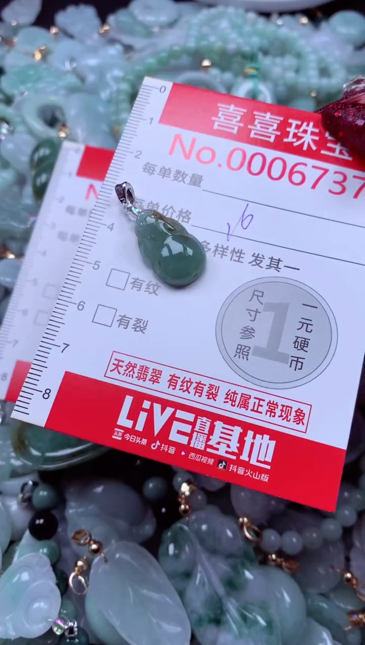 颈饰未镶嵌翡翠6737