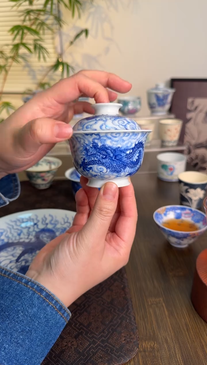 【闪购商品】景德镇手绘盖碗盖碗盖碗