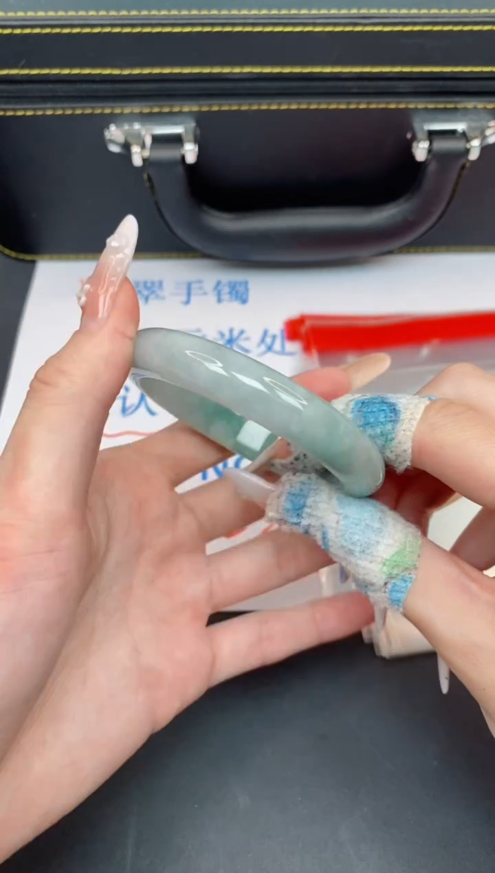 未镶嵌手镯翡翠有瑕疵NO退换-22