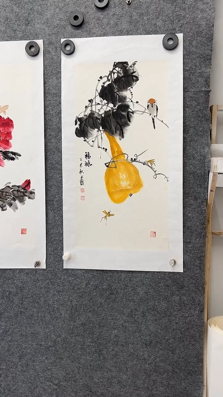 国画书画王生意国画福禄