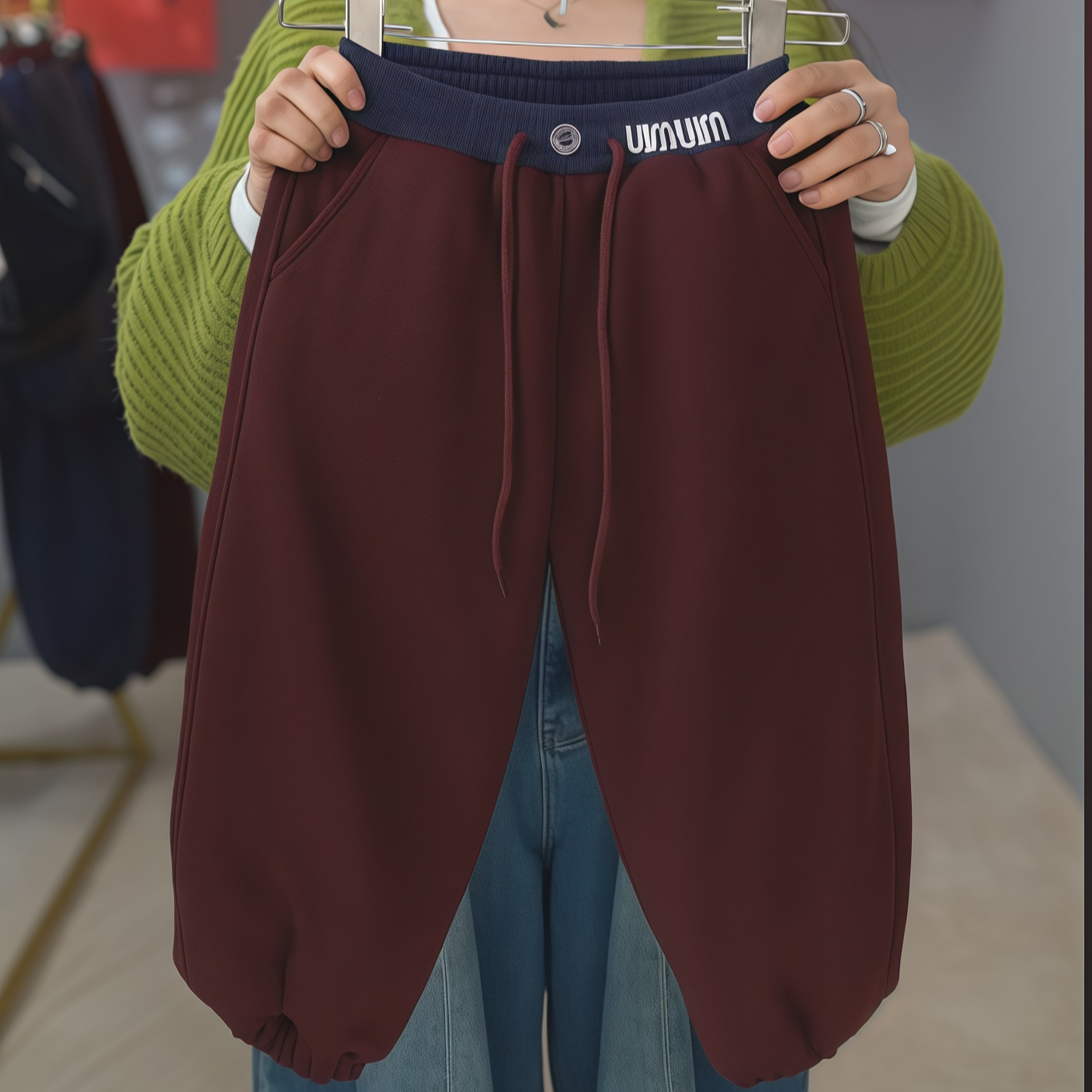 男女通用休闲风运动儿童休闲裤休闲裤裤子童装保暖棉裤