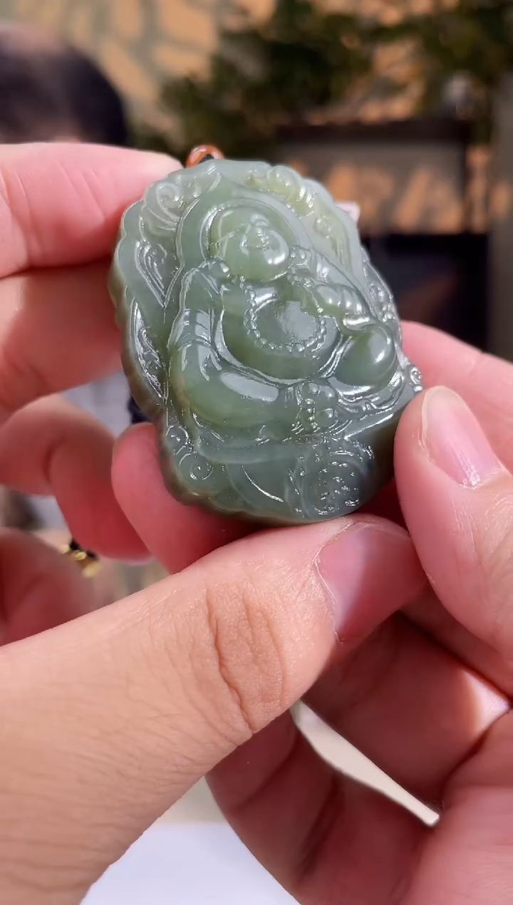 和田玉未镶嵌吊坠(不含链)多样性发货拍一发一