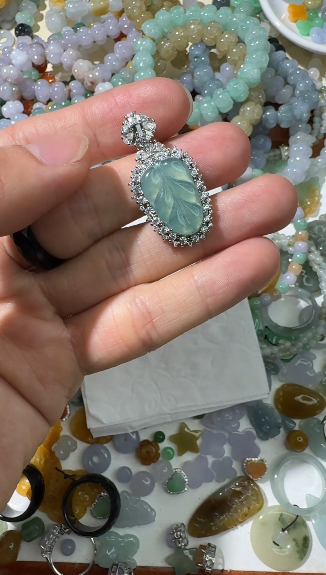 【闪购商品】翡翠颈饰未镶嵌【闪购商品】 天然翡翠 