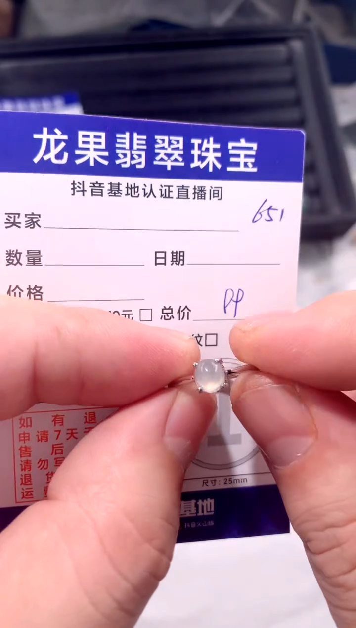 颈饰未镶嵌翡翠戒子651