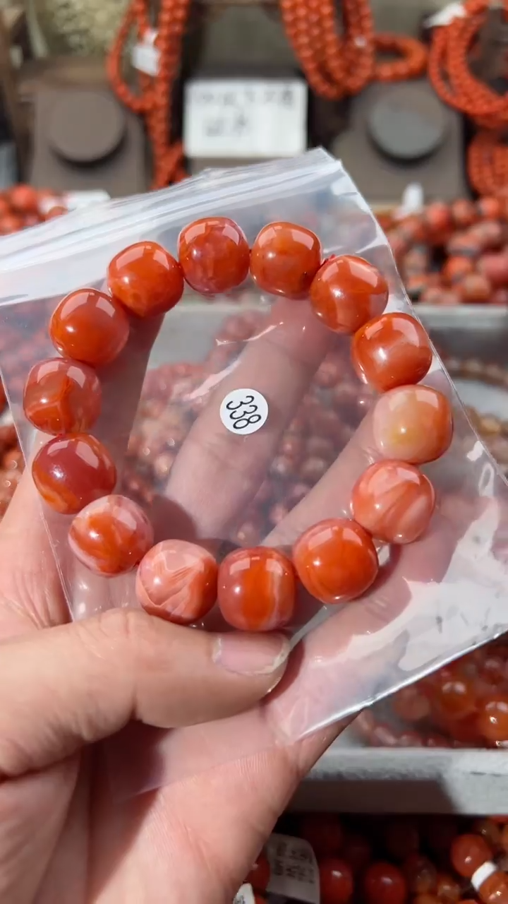【闪购商品】南红玛瑙手串未镶嵌15