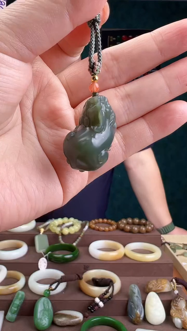 【闪购商品】和田玉颈饰未镶嵌ZZ 拍一发一 多样性发货