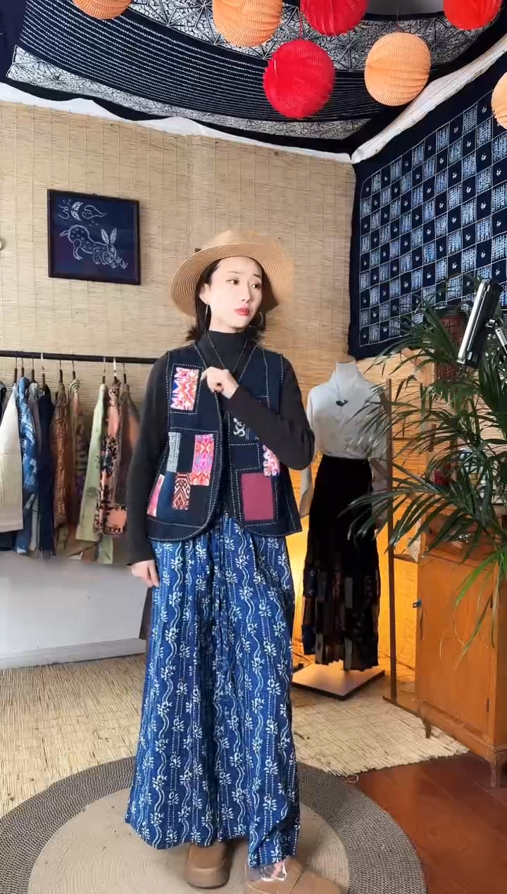 【闪购商品】设计师款老绣马甲