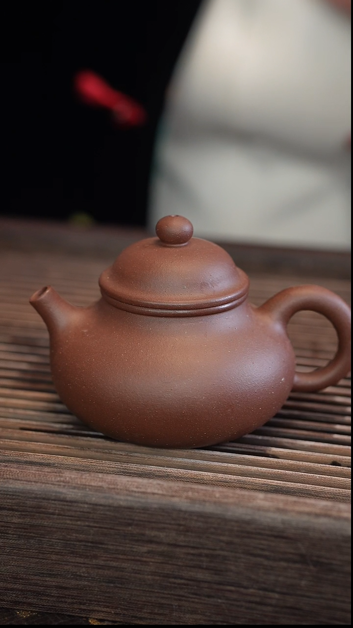 茶壶紫砂容天 变色龙 半手工 200cc