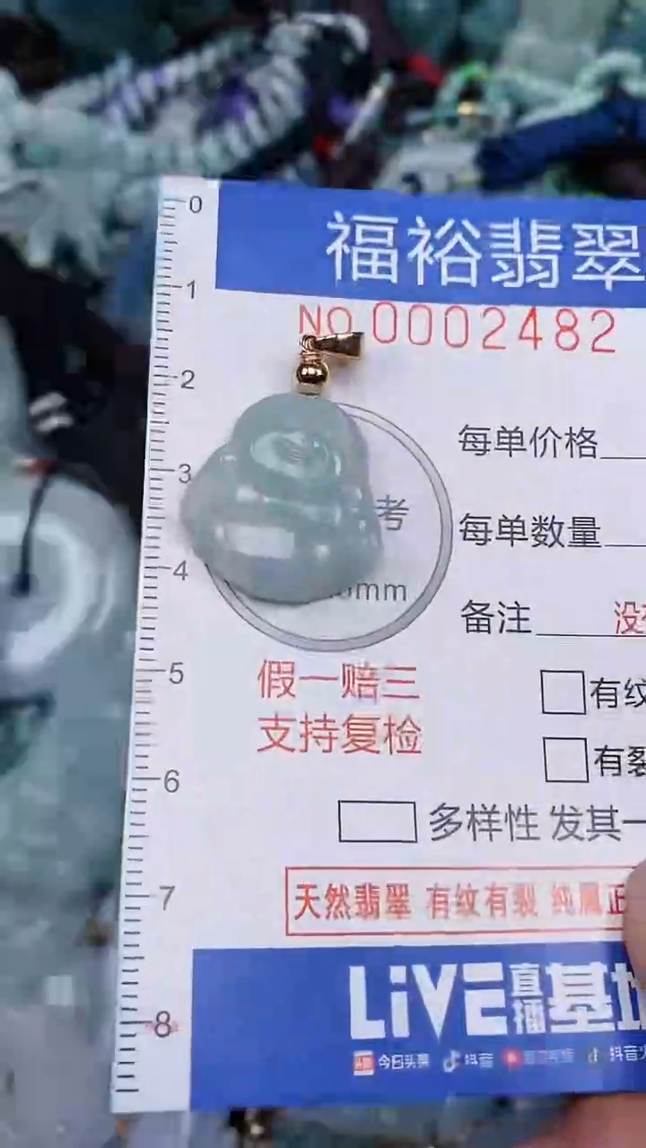 翡翠未镶嵌颈饰...0002482