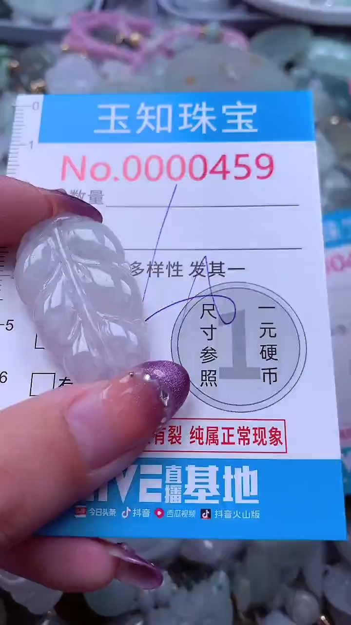 翡翠未镶嵌吊坠(不含链)459