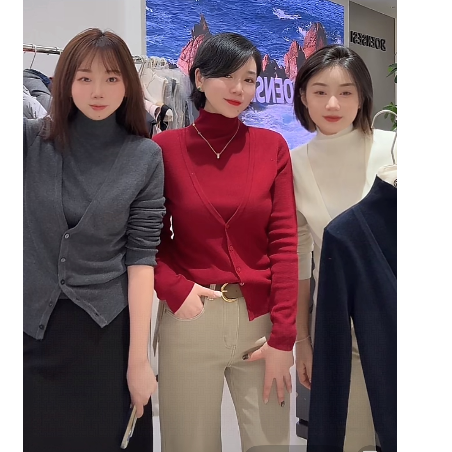 3269-极简主义-假两件针织-BOENSESI-上衣