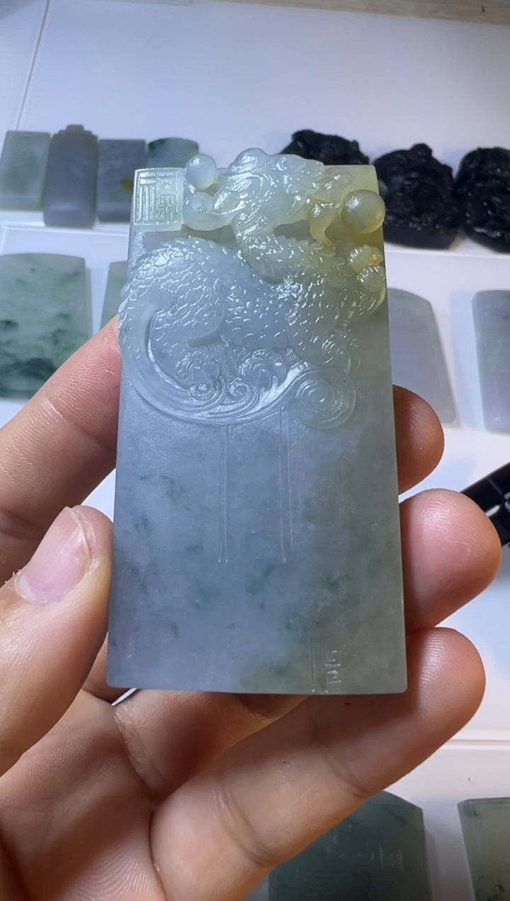 【闪购商品】定制翡翠未镶嵌无事牌