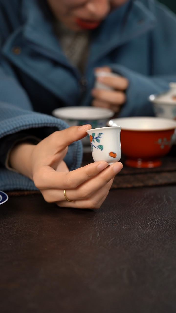 【闪购商品】杯云霞珍藏斗彩事事如意一口杯