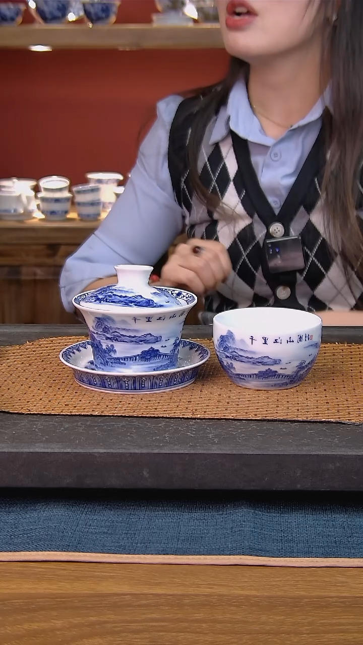 简装家用款2件套 白瓷陶瓷茶具