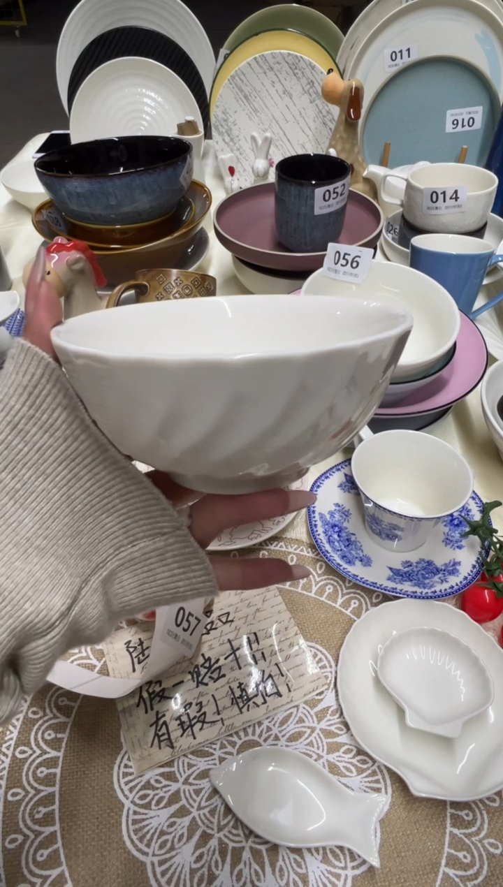 新骨瓷A品 螺旋白 5寸碗