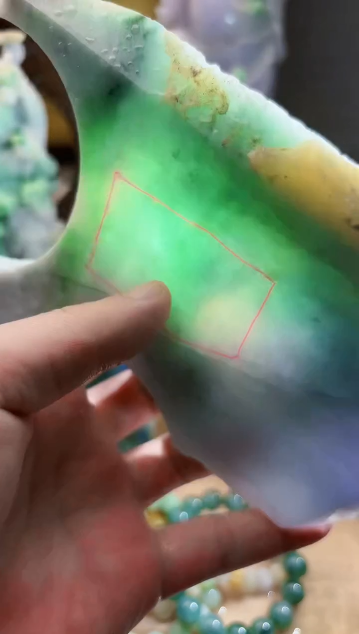 未镶嵌挂件翡翠A货张麦9495