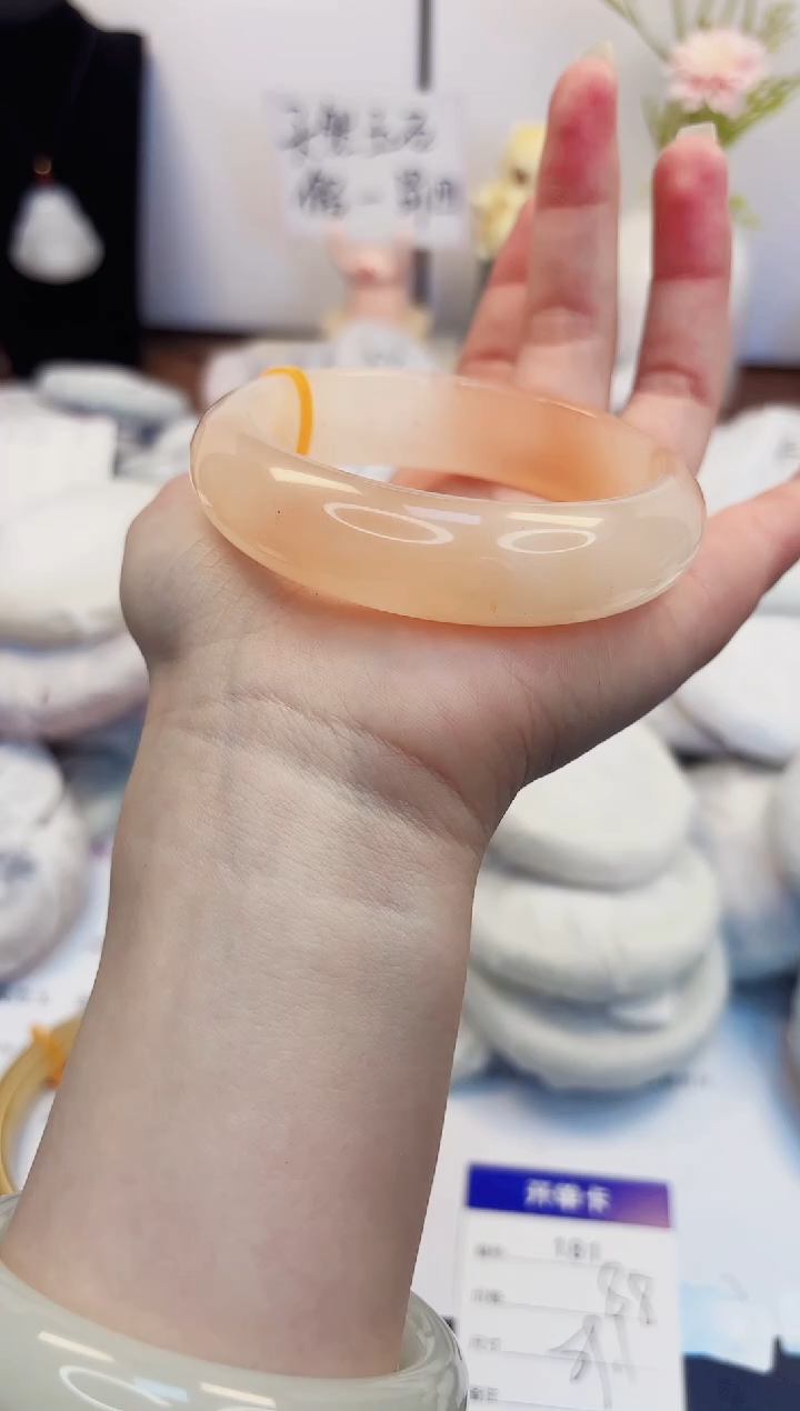 【闪购商品】石英质玉手镯未镶嵌181-财气镯-圈口59