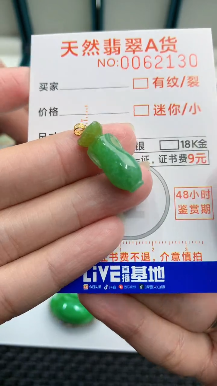 【闪购商品】翡翠颈饰18K金镶嵌            8