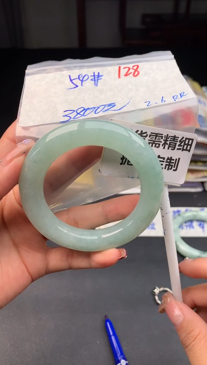 【闪购商品】定制翡翠未镶嵌128毛货需精细抛光多样性1件3800元