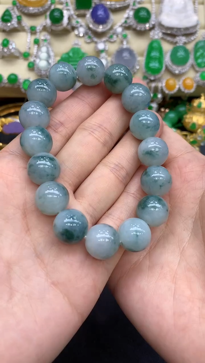 未镶嵌手串翡翠149-中国好珍宝