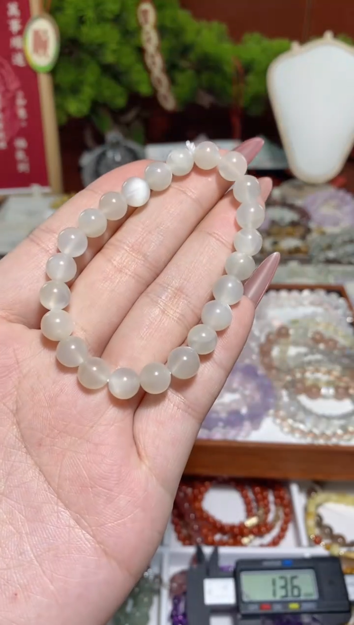 【闪购商品】水晶手串未镶嵌白月光