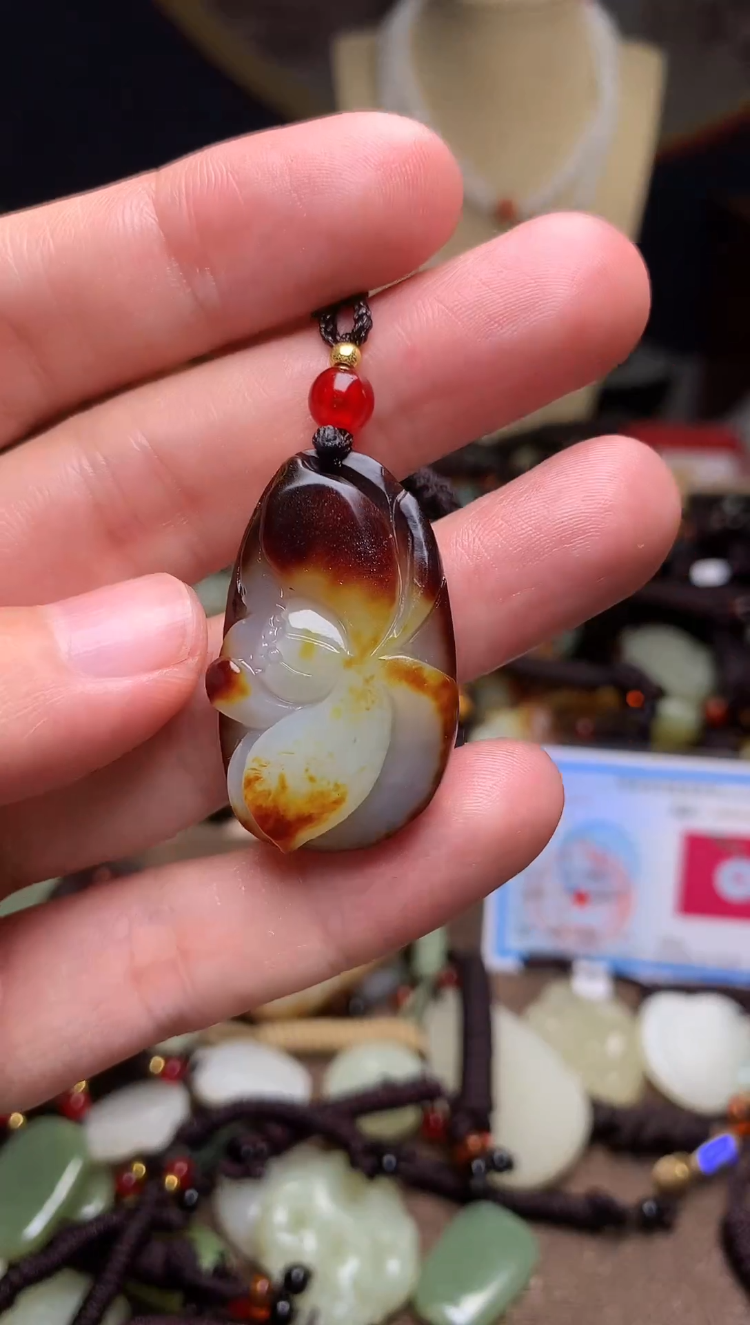 颈饰未镶嵌和田玉新疆料青海料清水和田玉吊坠