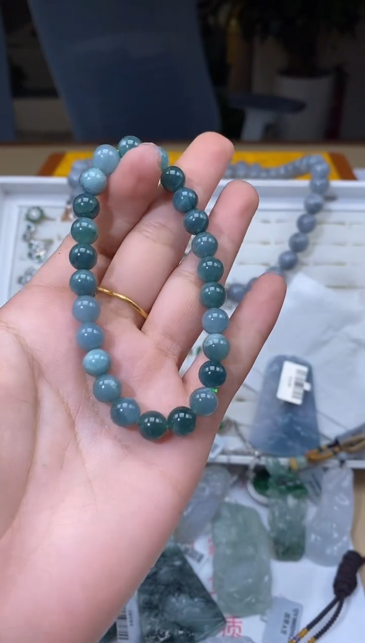 【闪购商品】翡翠手串未镶嵌天然A货翡翠