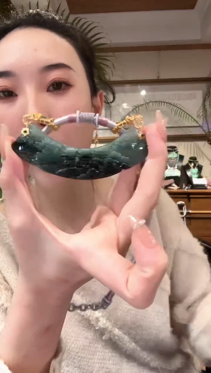 【闪购商品】翡翠颈饰未镶嵌国风