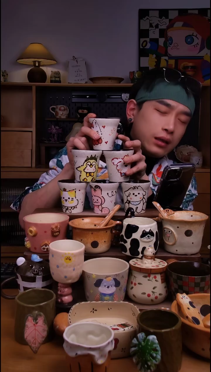 杯子陶6款不定向发货1只！景德镇设计师款陶瓷