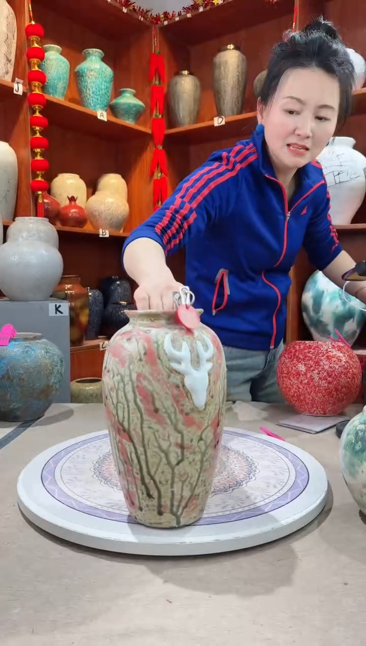 【闪购商品】瓶陶瓷花瓶 无花 微瑕204   