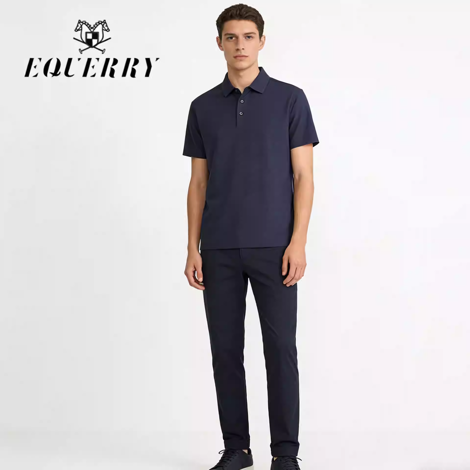 【九州专属】桑蚕丝莱赛尔混纺-EQ男装商务风休闲POLO衫-T720